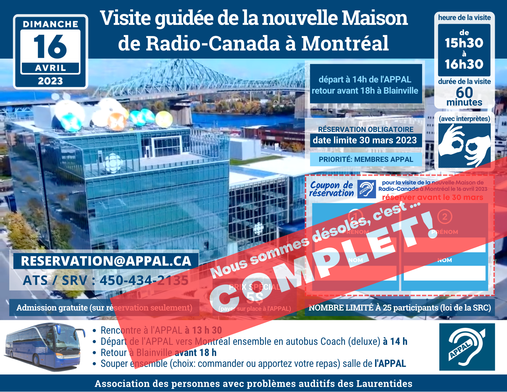 Visite Maison Radio-Canada 2023 04 16